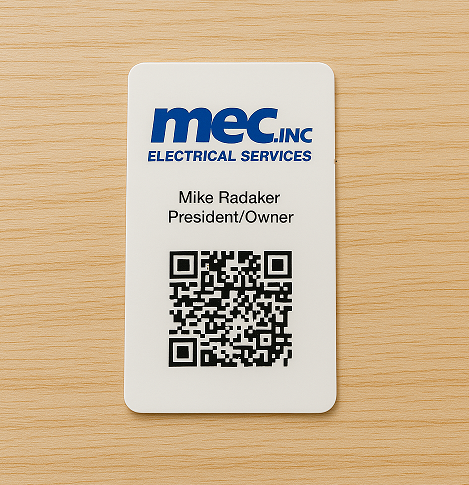 Aluminum Business Cards