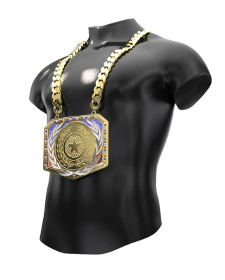 Patriotic Champ Chain with Premium Chain