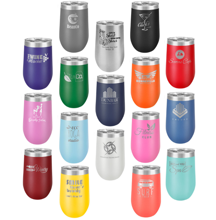 16oz Stemless Tumbler Snap Lid