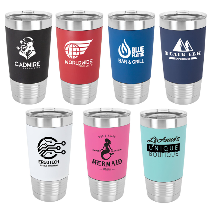 20oz Tumbler Silicone Grip Snap Lid