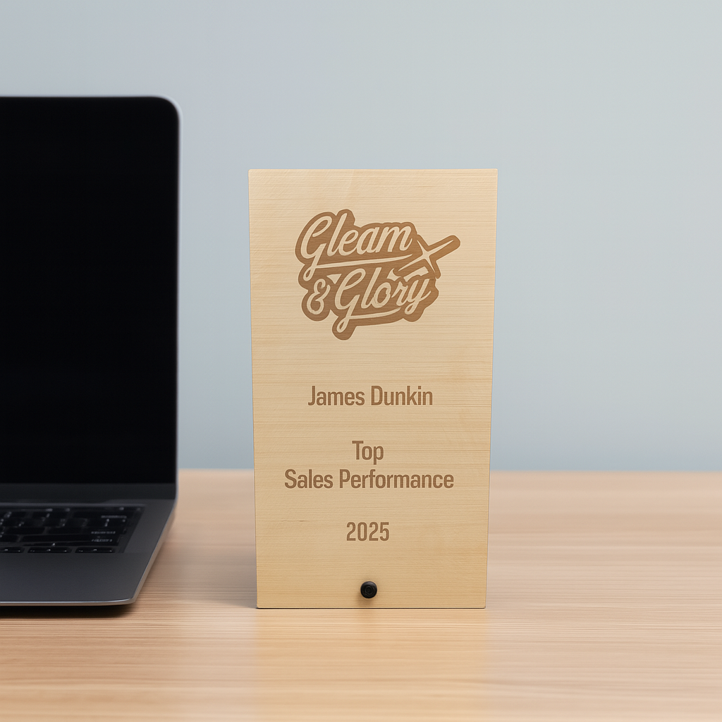 Rectangle Wood Award