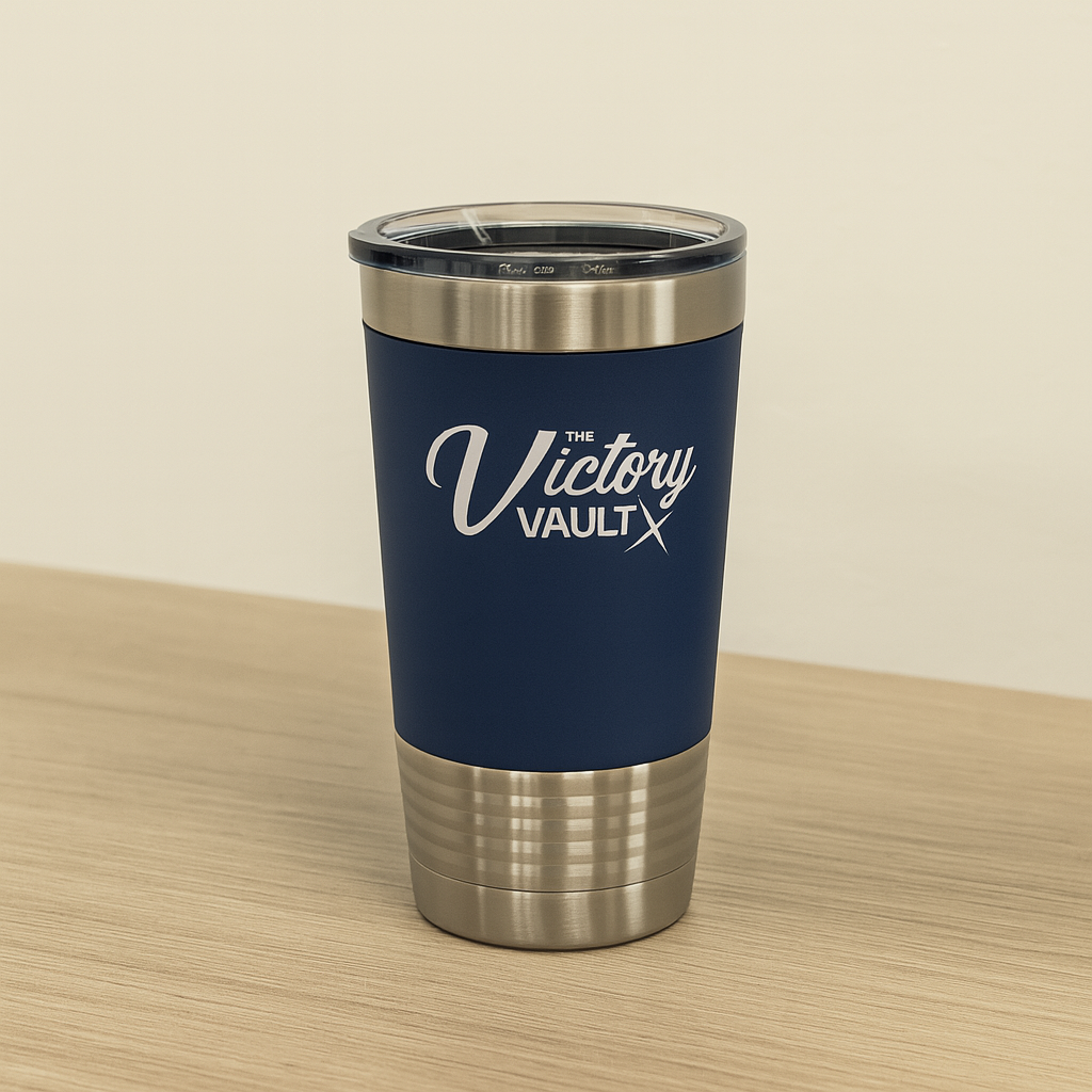 20oz Tumbler Silicone Grip Snap Lid