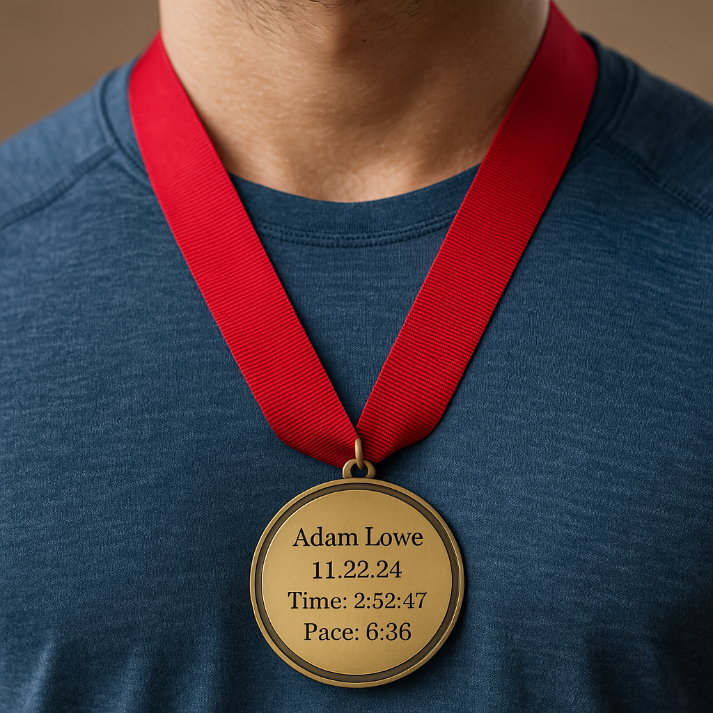 Race Finisher Plate