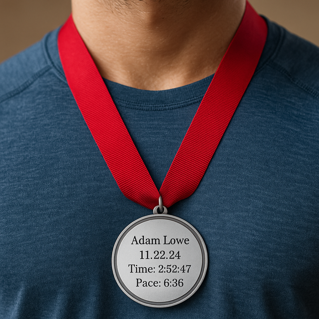 Race Finisher Plate