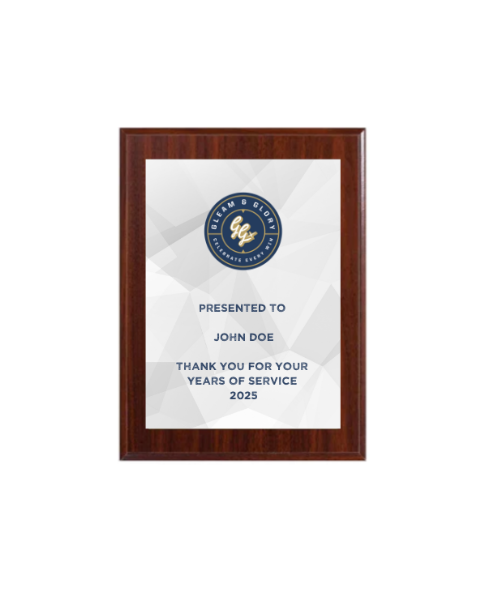 Sublimated Plaques