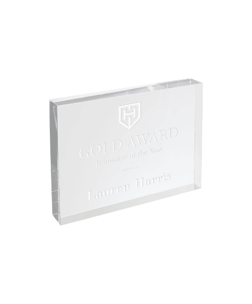 Clear Rectangle Square Cut Acrylic