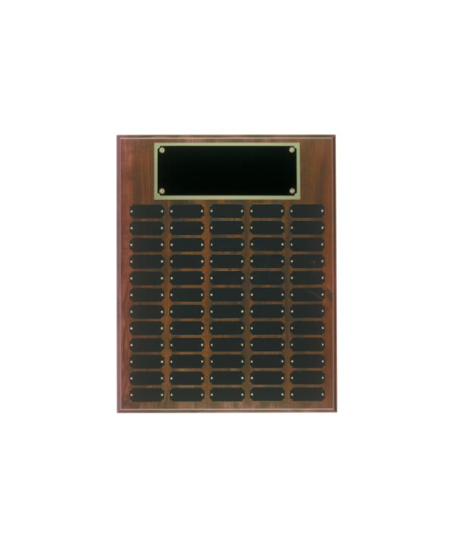 Cherry Finish Completed Perpetual Plaque – 60 Plates