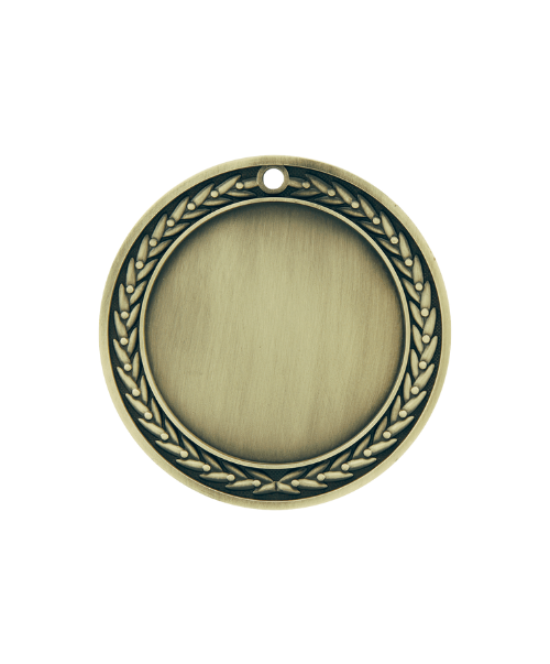 4" Antique 3" Insert Holder Medal