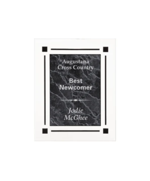Marble Acrylic Clear Plaque