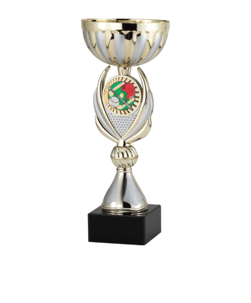 Assembled Gold/Silver Baseball Cup