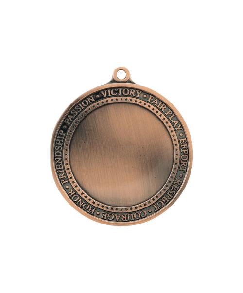 2 3/4" Antique Silver Inspirational 2" Insert Medal