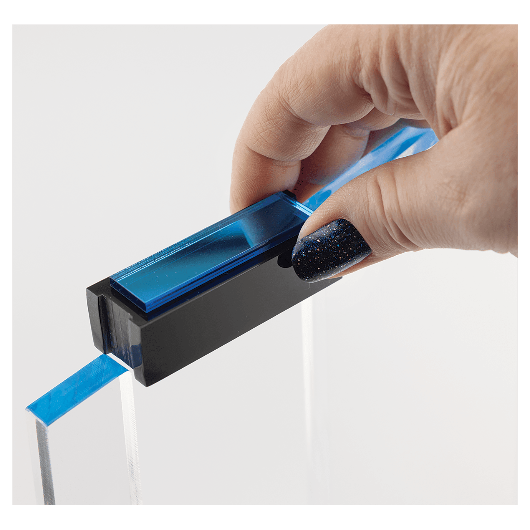 Blue Peak Slant Perpetual Acrylic