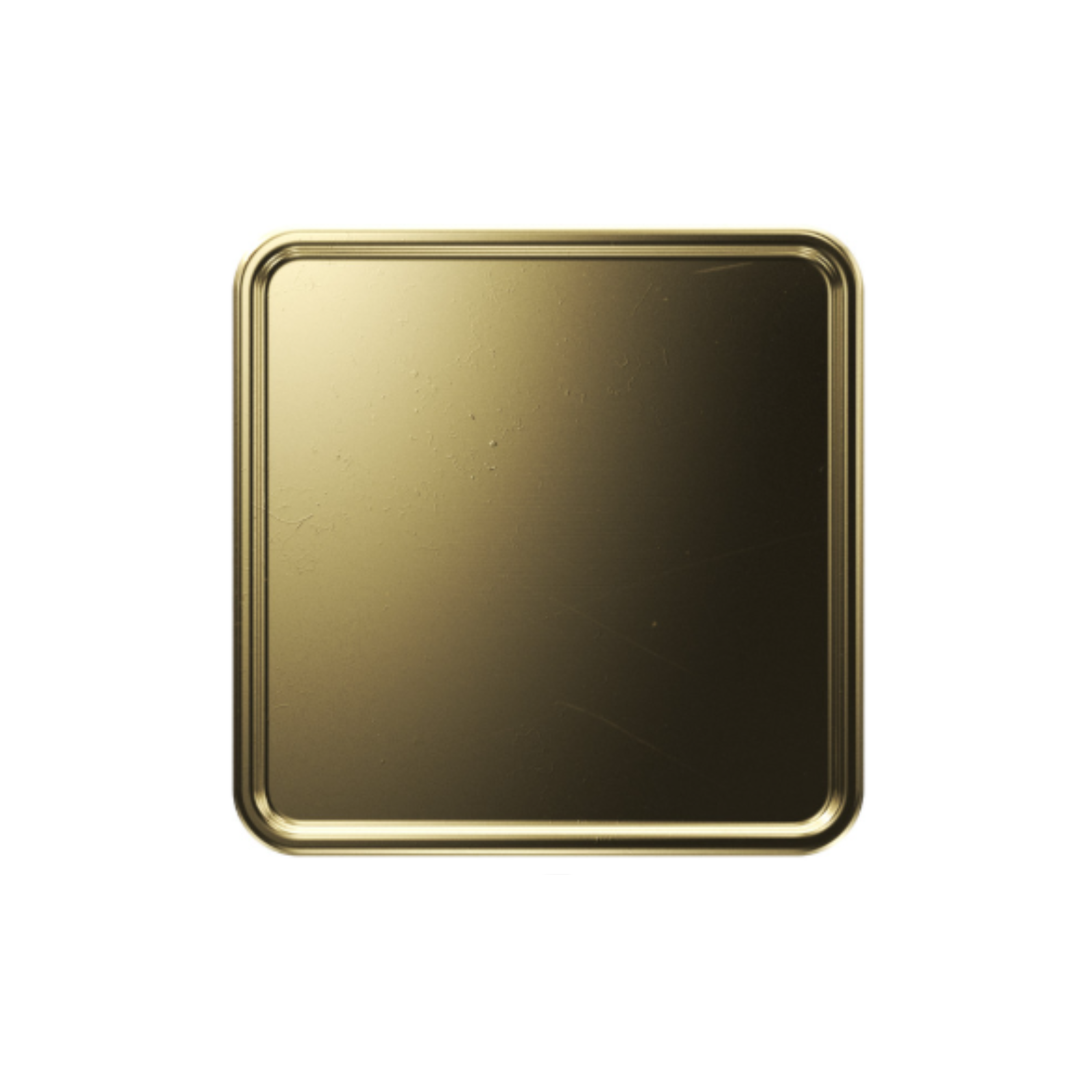 Square w/ Radius Corners Lapel Pin Findings