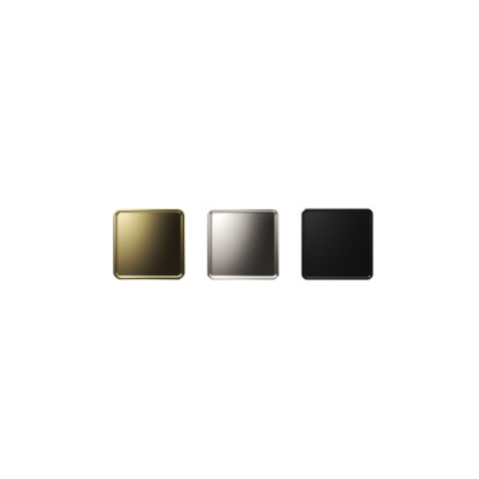 Square w/ Radius Corners Lapel Pin Findings