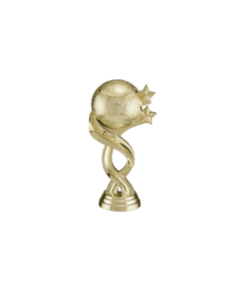 Gold Twisted Sport Figure
