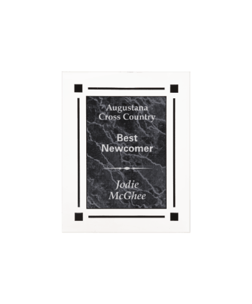 Marble Acrylic Clear Plaque