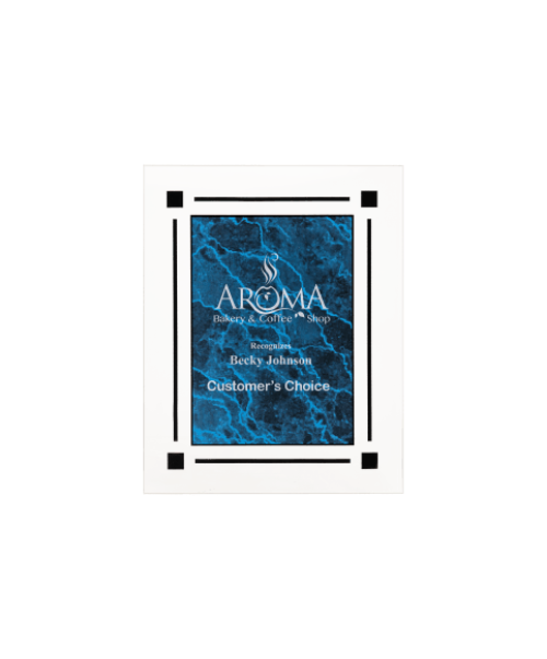 Marble Acrylic Clear Plaque