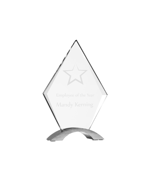 Diamond Cosmic Acrylic with Silver Base